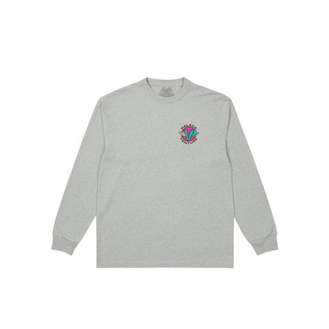 PALACE VENTURE LONGSLEEVE GREY MARL