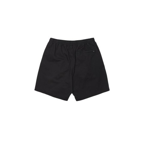 BASICALLY A WASHED COTTON SHORT BLACK