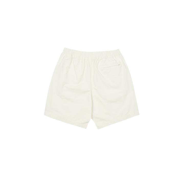 BASICALLY A WASHED COTTON SHORT WHITE