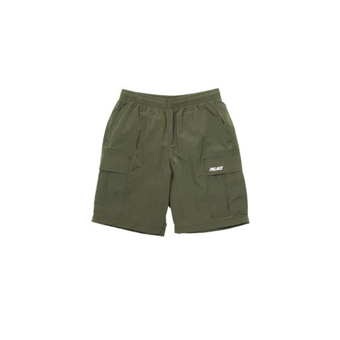 Palace CARGO SHELL SHORTS OLIVE - Colorway