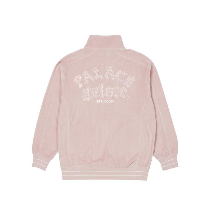 GALORE VELOUR TRACK TOP PINK