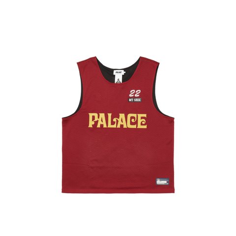 MESH PRACTICE VEST BLACK / RED
