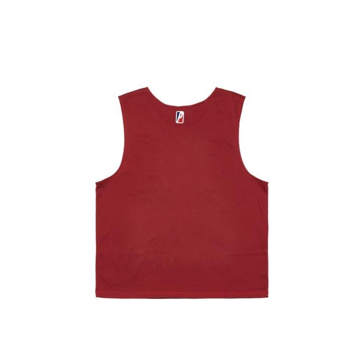 MESH PRACTICE VEST BLACK / RED