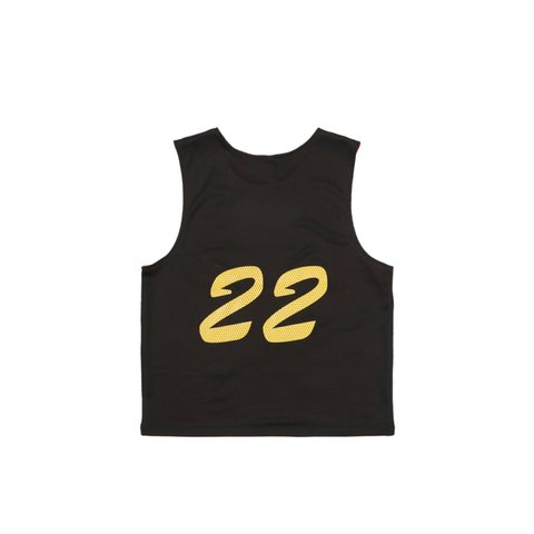 MESH PRACTICE VEST BLACK / RED