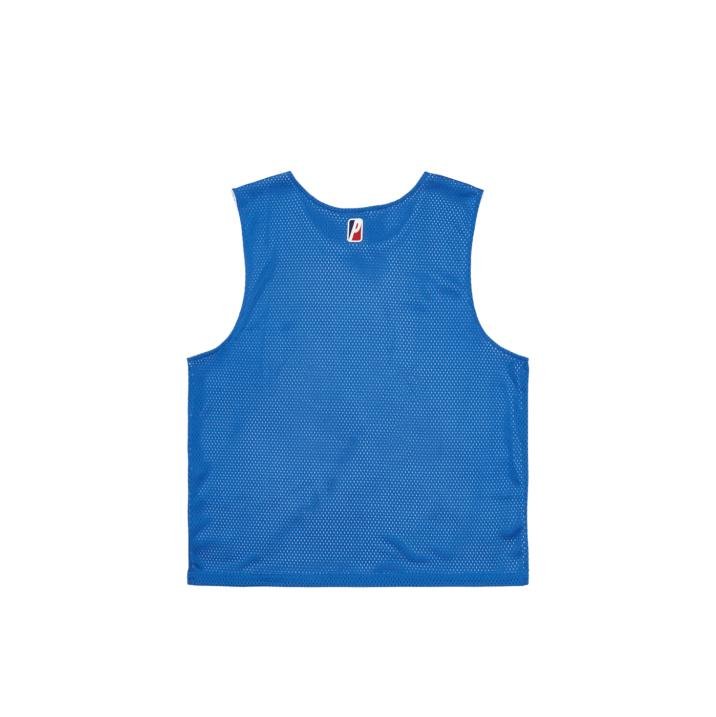 MESH PRACTICE VEST WHITE / BLUE