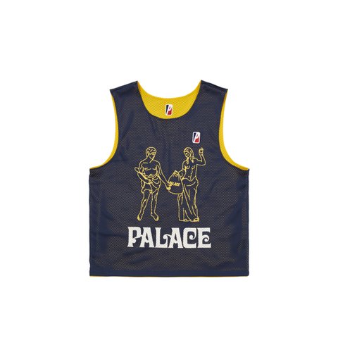 MESH PRACTICE VEST NAVY / YELLOW