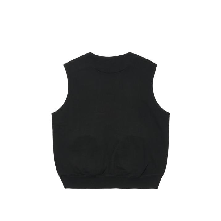 PALACE LONDON SWEAT GILET BLACK