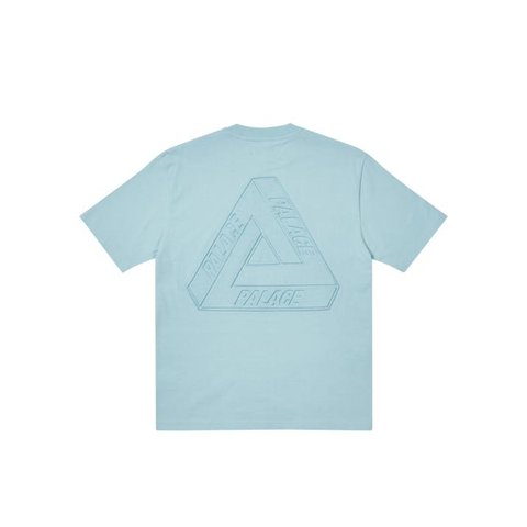 TRI-FERG EMBOSSED T-SHIRT LIGHT BLUE