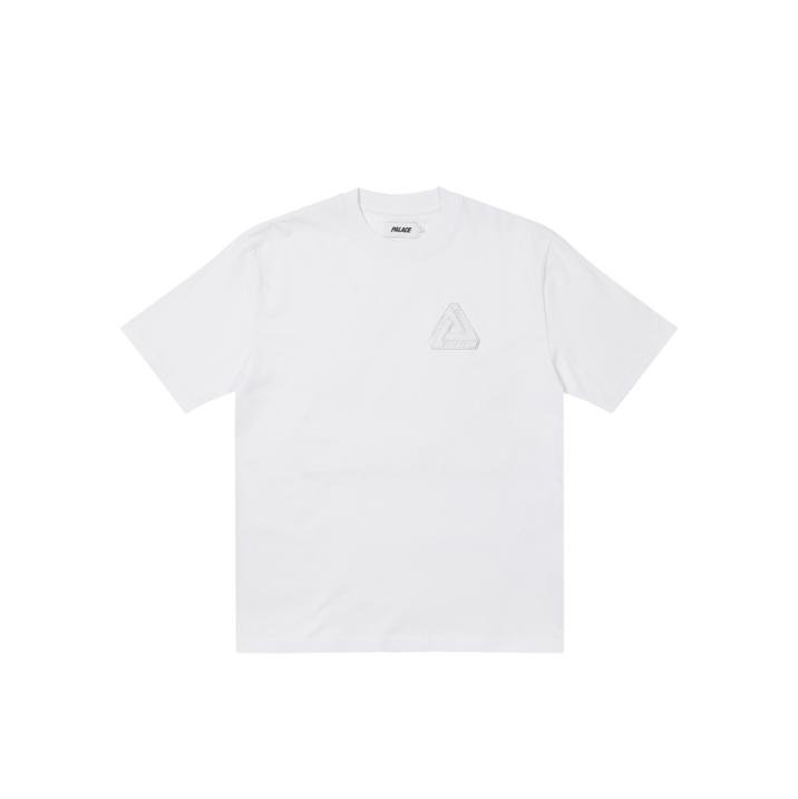 TRI-FERG EMBOSSED T-SHIRT WHITE