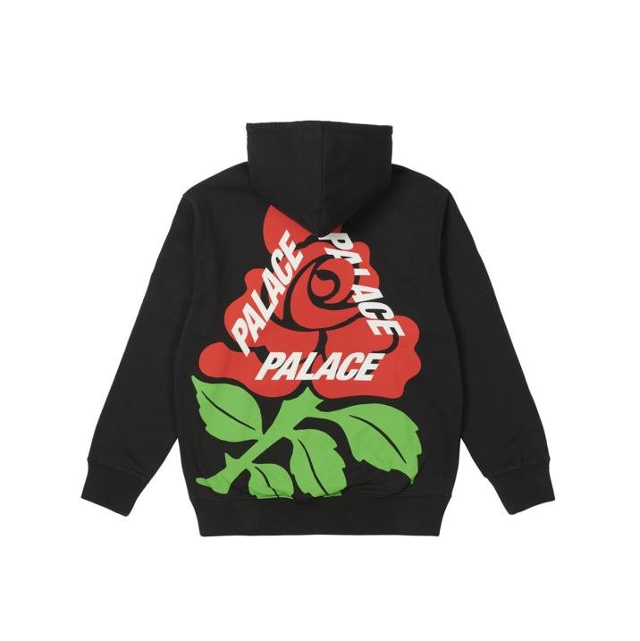 ENGLISH ROSE HOOD BLACK