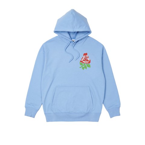 ENGLISH ROSE HOOD LIGHT BLUE