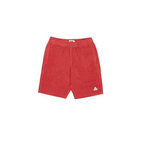 TOWELLING SHORTS RED