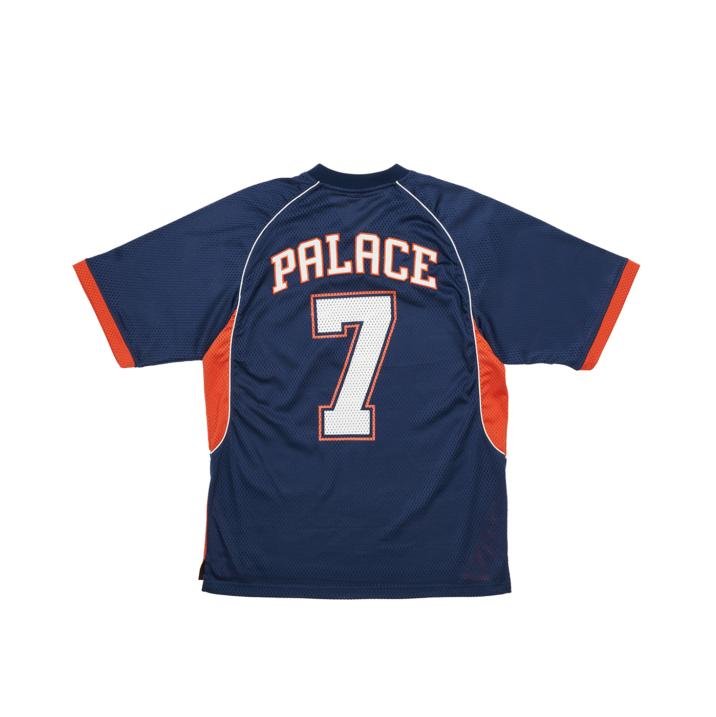 MESH FOOTBALL TOP NAVY