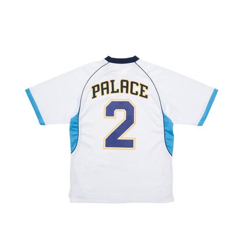 MESH FOOTBALL TOP WHITE