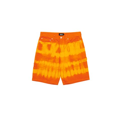 Palace TIE-DYE SHORTS ORANGE - Colorway