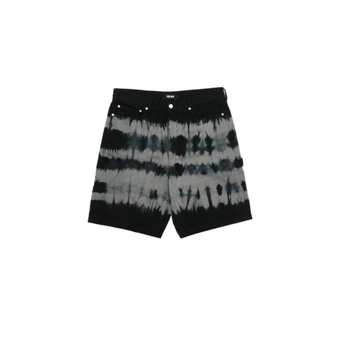 TIE-DYE SHORTS BLACK