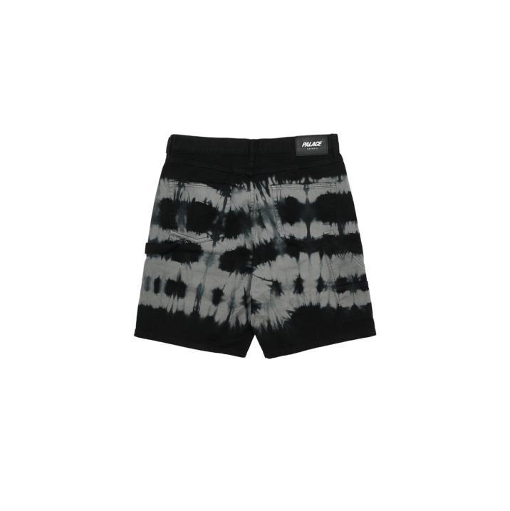 TIE-DYE SHORTS BLACK