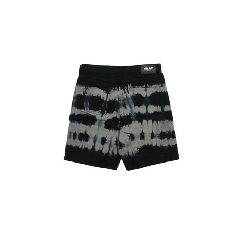 TIE-DYE SHORTS BLACK