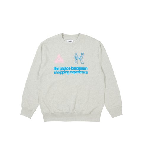 SHOPPING EXPERIENCE CREW GREY MARL