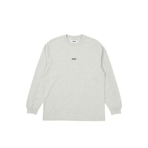 SLUB ZIG ZAG LONGSLEEVE GREY MARL