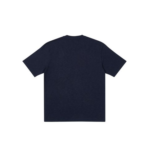 SLUB POCKET ZIG ZAG T-SHIRT NAVY