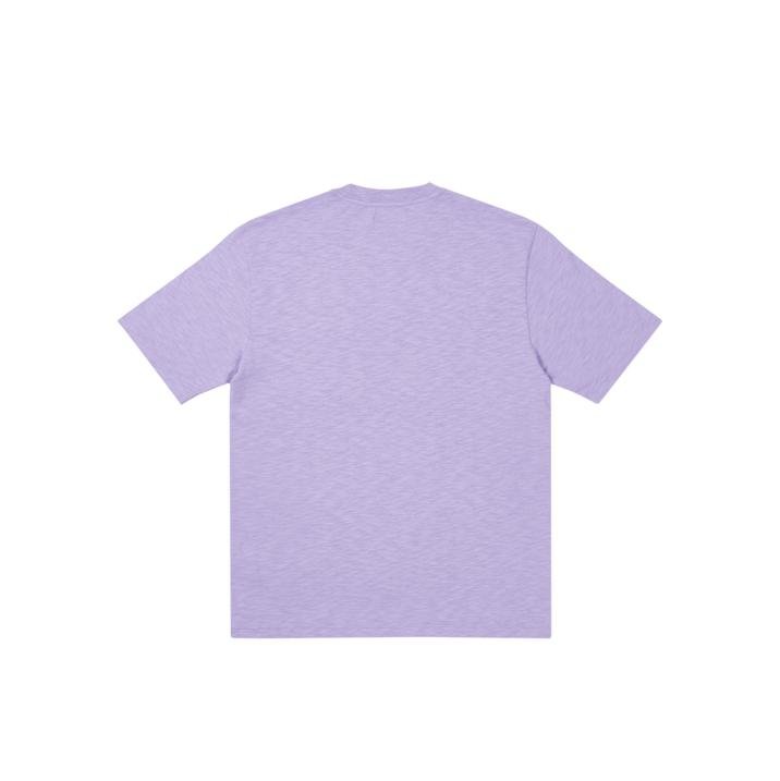 SLUB POCKET ZIG ZAG T-SHIRT VIOLET