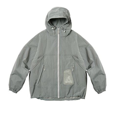 Palace Y-RIPSTOP SHELL JACKET STEEL GREY - €218.00