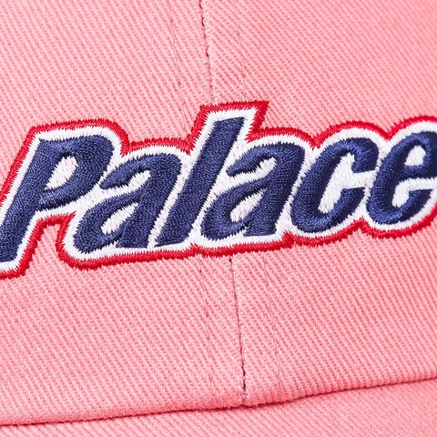 Palace LOWERCASE WASHED DENIM 6-PANEL PINK - Colorway