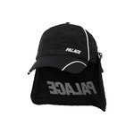 FONT ZIP SHELL NECK SAVER 6-PANEL BLACK