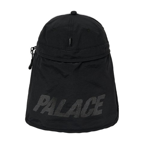 Palace FONT ZIP SHELL NECK SAVER 6-PANEL BLACK - Colorway