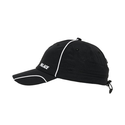 Palace FONT ZIP SHELL NECK SAVER 6-PANEL BLACK - Colorway