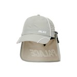 FONT ZIP SHELL NECK SAVER 6-PANEL GREY