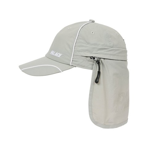 FONT ZIP SHELL NECK SAVER 6-PANEL GREY