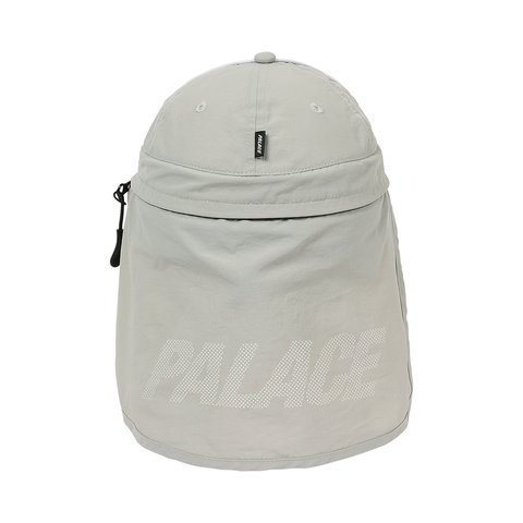 FONT ZIP SHELL NECK SAVER 6-PANEL GREY