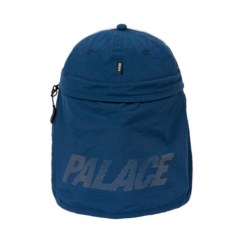 Palace FONT ZIP SHELL NECK SAVER 6-PANEL NAVY - Colorway