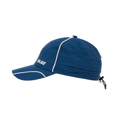 Palace FONT ZIP SHELL NECK SAVER 6-PANEL NAVY - Colorway