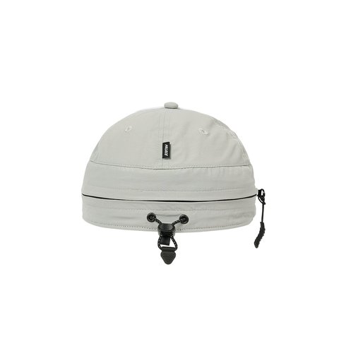FONT ZIP SHELL NECK SAVER 6-PANEL GREY