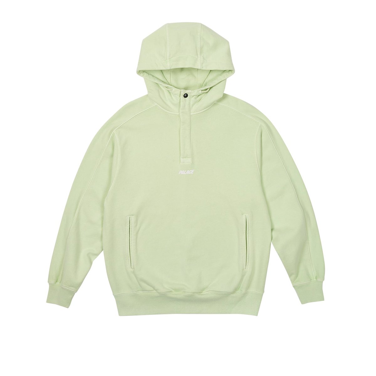 Palace WASHED TERRY 1/4 PLACKET HOOD MOJITO (Summer 2023) - €168.00