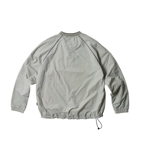 PIPED SHELL PULLOVER GREY