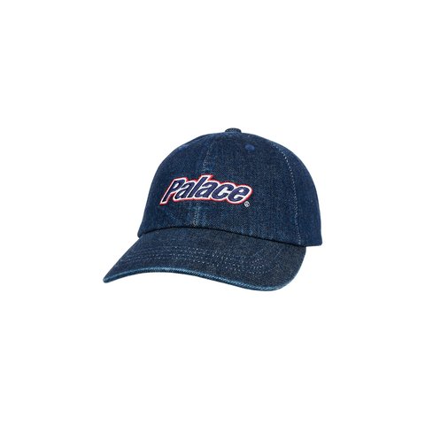 Palace LOWERCASE WASHED DENIM 6-PANEL INDIGO - €52.00