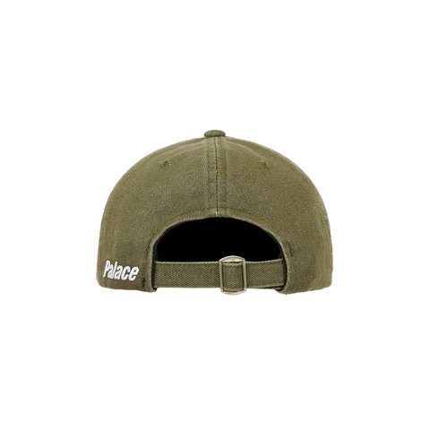 Palace LOWERCASE WASHED DENIM 6-PANEL OLIVE - Colorway