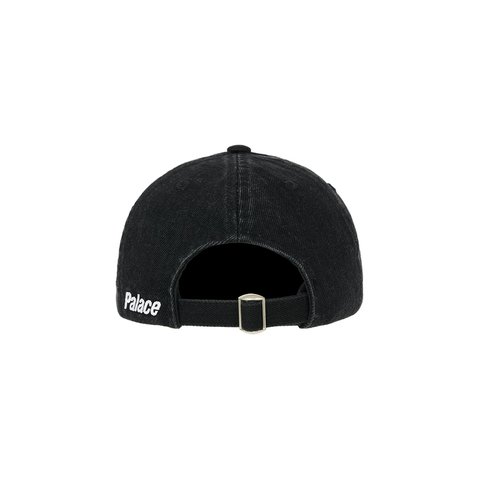 Palace LOWERCASE WASHED DENIM 6-PANEL BLACK - Colorway