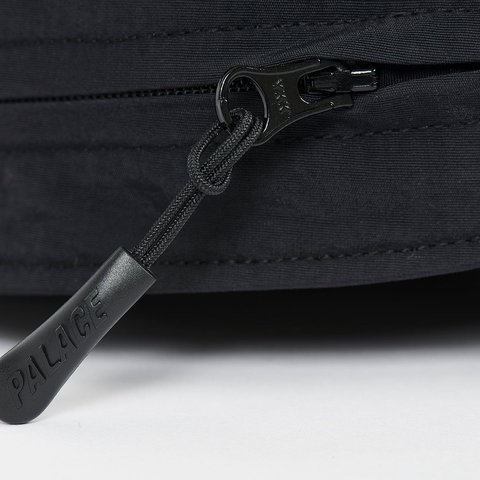 Palace FONT ZIP SHELL NECK SAVER 6-PANEL BLACK - Colorway