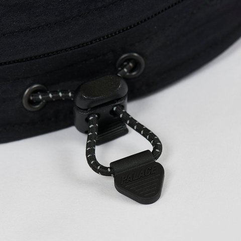 Palace FONT ZIP SHELL NECK SAVER 6-PANEL BLACK - Colorway