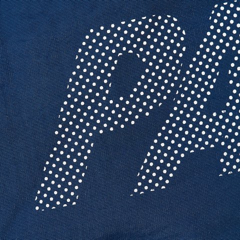 Palace FONT ZIP SHELL NECK SAVER 6-PANEL NAVY - Colorway