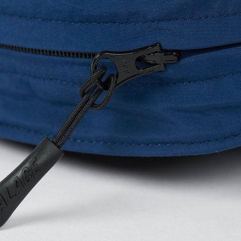 Palace FONT ZIP SHELL NECK SAVER 6-PANEL NAVY - Colorway