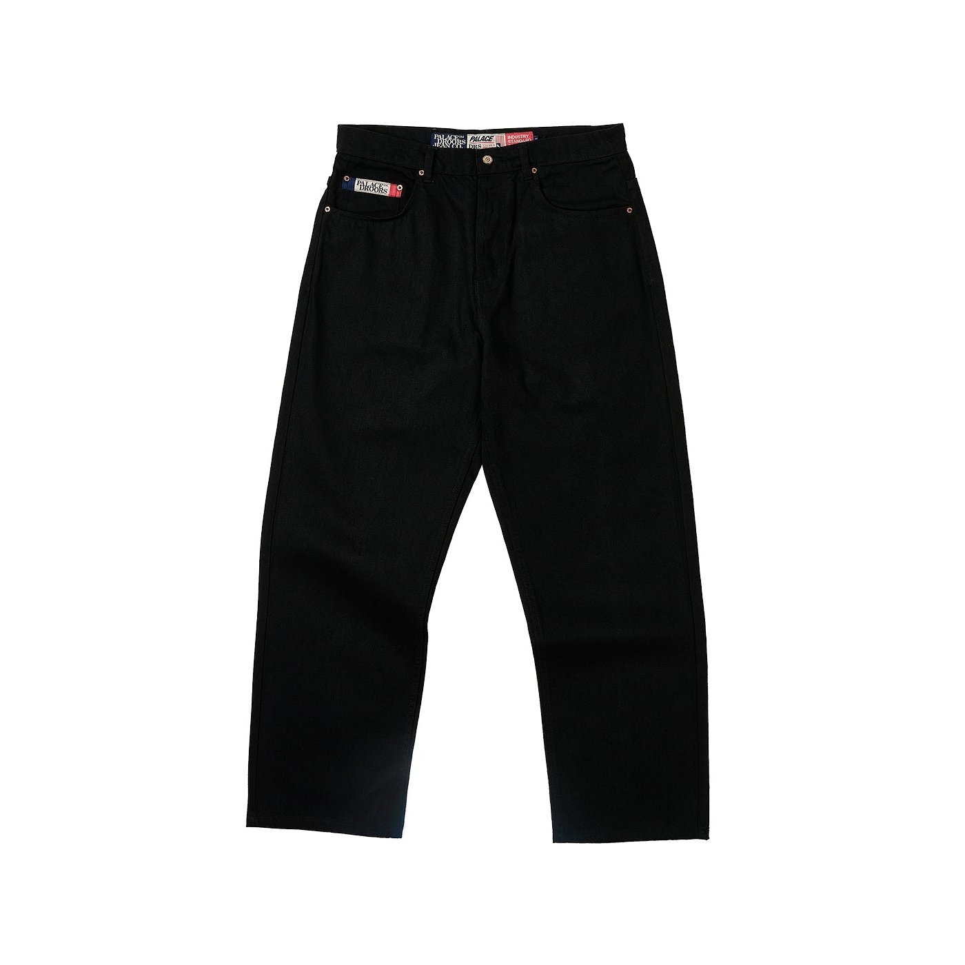 PALACE DROORS JEAN MEDIUM BLACK RINSE WASH