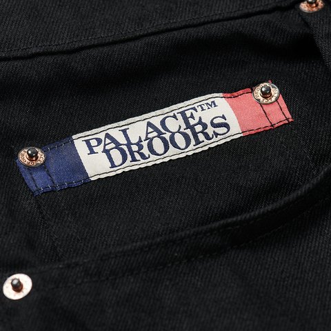 Palace PALACE DROORS JEAN MEDIUM BLACK RINSE WASH - Colorway