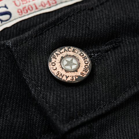 Palace PALACE DROORS JEAN MEDIUM BLACK RINSE WASH - Colorway