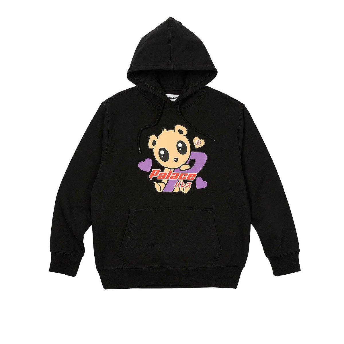 Palace KAWAII HOOD BLACK (Summer 2023) - €148.00